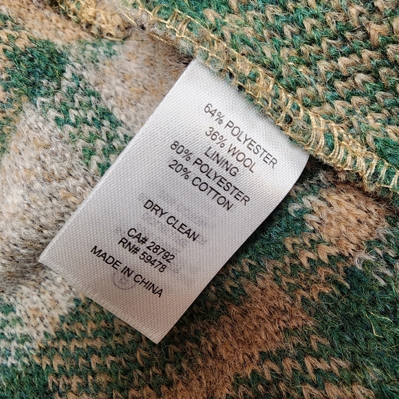 House of Harlow Plaid Wool Blend Crop Jacket Size XS - Picture 10 of 11